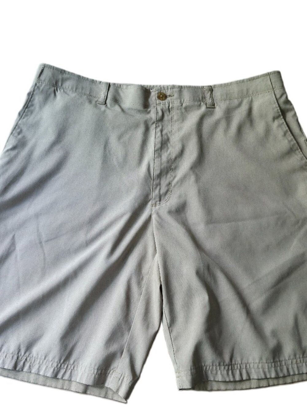 Jack Nicklaus Men's Khaki Golf Shorts Waist 38 Flat Front Casual Beige
